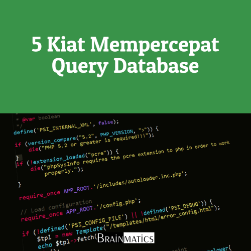 1 Hour Online Training: 5 Kiat Mempercepat Query Database