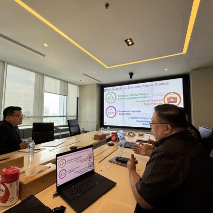 Diskusi Mengenai Transformasi Organisasi dan Enterprise Architecture Bersama Direktur Transformasi Korporasi dan Human Capital Management MIND ID